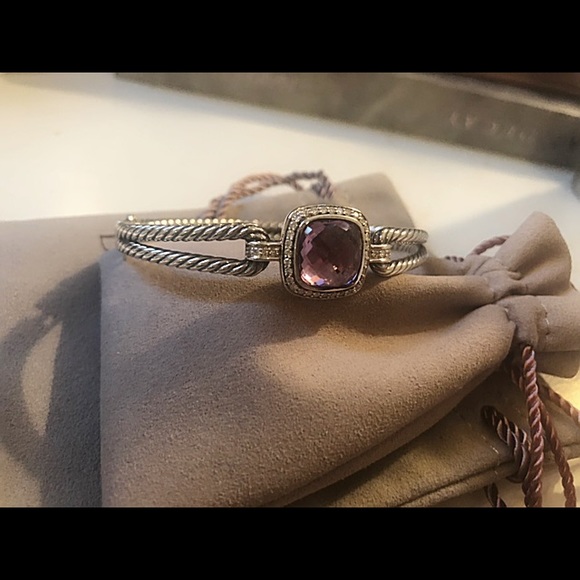 DAVID YURMAN Amethyst Diamond Albion Bracelet - Picture 6 of 8